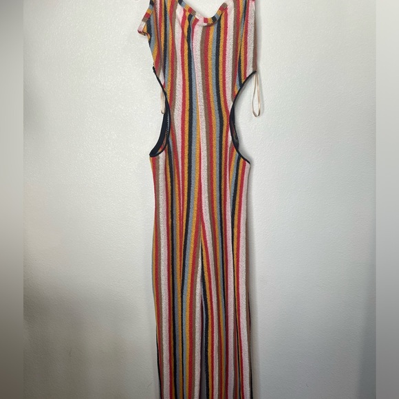 Zara Pants - NWT ZARA Terrycloth Cut Out Stripped Jumpsuit